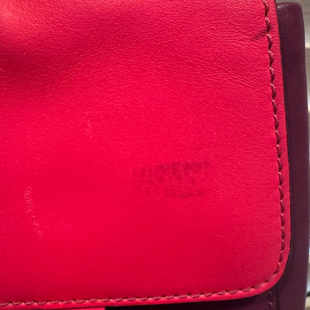 Kate Spade Cedar Street Satchel Pink Plum Leather Top Handle Crossbody - Picture 5 of 6
